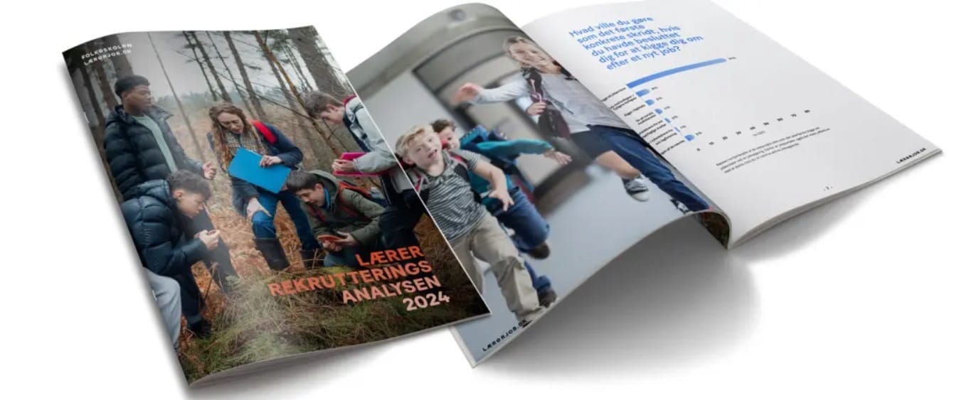 Hæfte med analysen Lærerrekruttering 2024