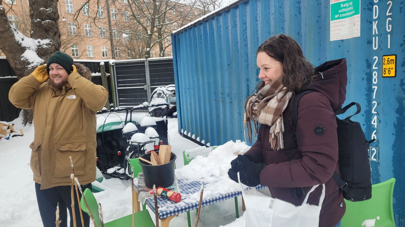 L&aelig;rere p&aring; Lergravparkens Skole Viki Madsen og Emil Andersen
