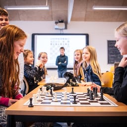 I dag spiller rekordmange elever skak i skoletiden