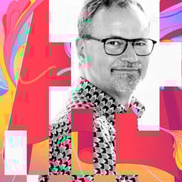 Gorden på en baggrund med farve, som er et symbol på Kompetencefonden