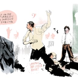 Illustration af lærerne fra filmene ”Læreren, der lovede havet”, "Dead Poets Society" og "Det forsømte forår".