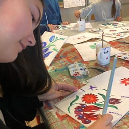 ukrainsk pige - modtageklasse - Møn Skole