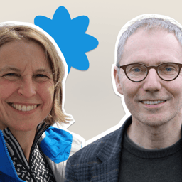 Portrætbillede af Louise Rønberg og Nikolaj Elf