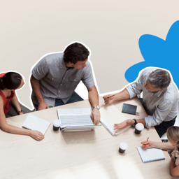 Lærere, som holder møde