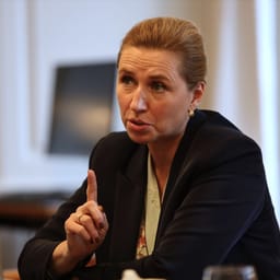 Mette Frederiksen i statsministeriet