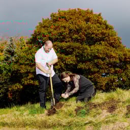 Et umage par med penge i