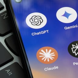 Billede af en skærm med Chatgpt app