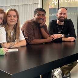 Maya Young, Tobias Yohannes, og Jakob Bruhn