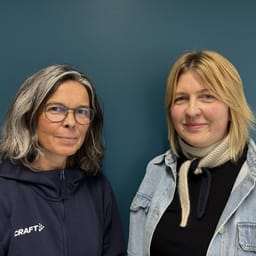 Rikke Lübæch Christensen, skolekonsulent i Børn og Unge, Aalborg Kommune og Lotte Fuglsang Poulsen, lærer på UngAUC