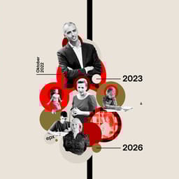 Collage med Mattias Tesfaye, Mette Frederiksen, Christina Egelund og børn i forskellige skolesituationer.