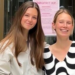 Foto Lærke og Benedikte