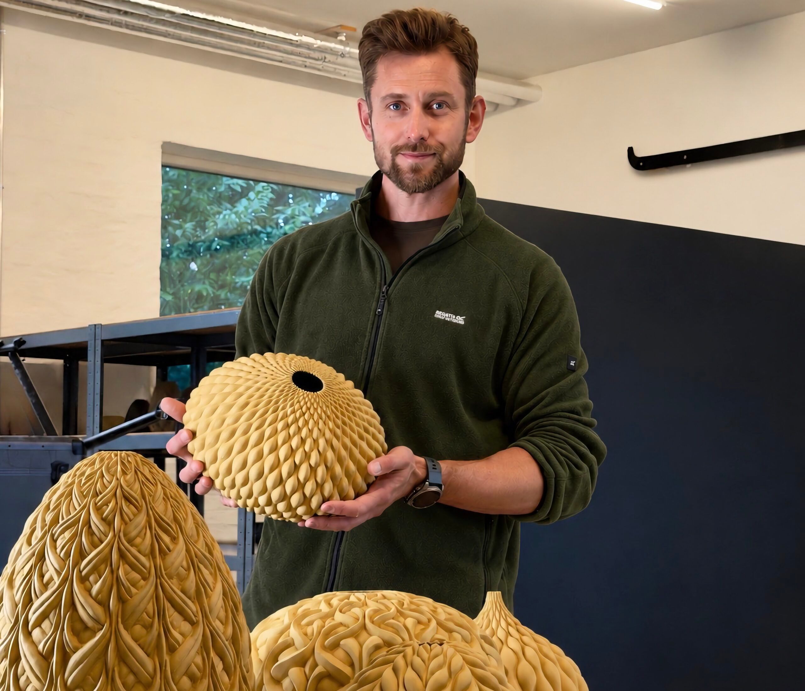 Anders B&oslash;rgesen i sit atelier