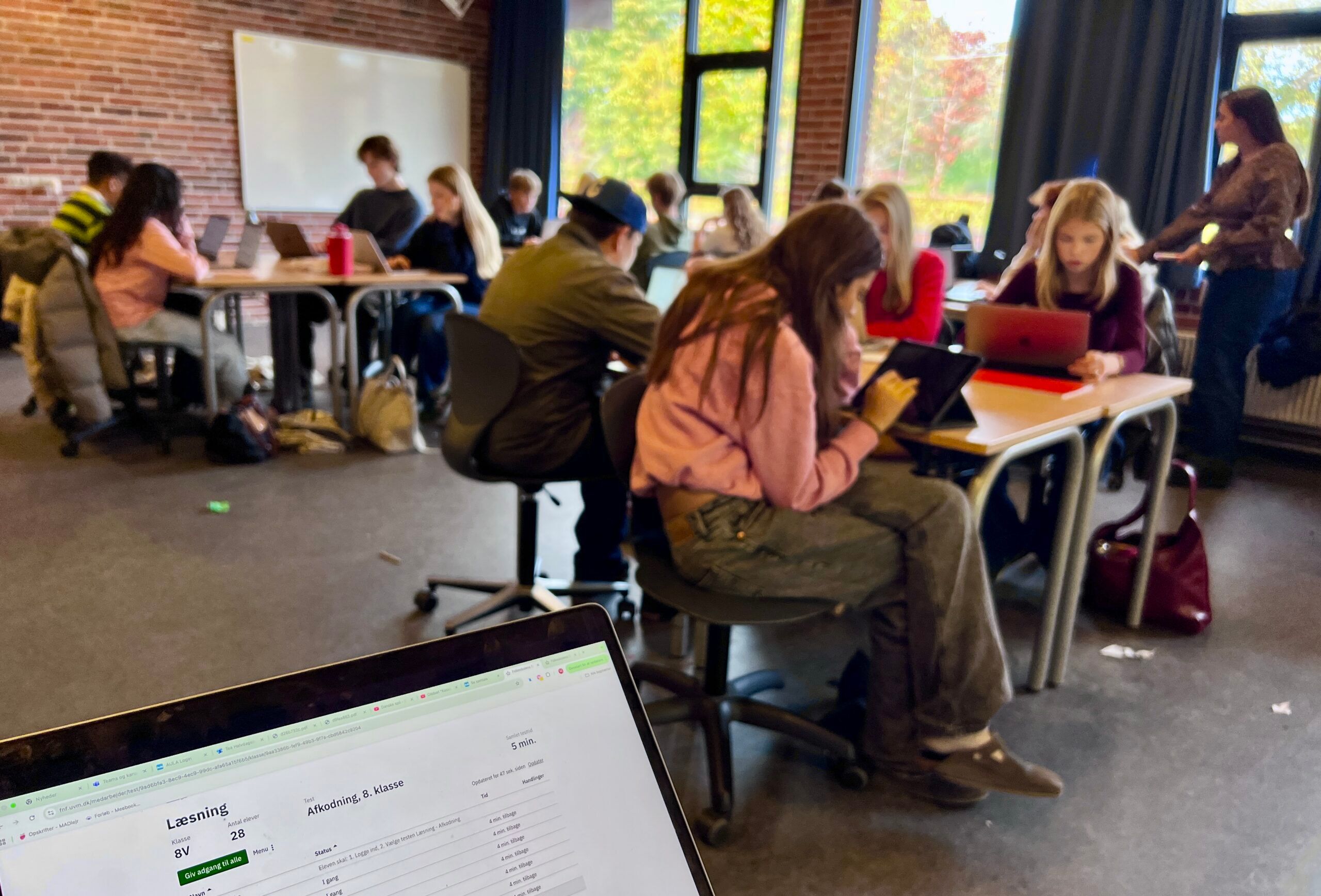 Afprøvning af Nationale Test - Trørødskolen