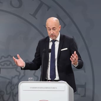 Magnus Heunicke på pisa-pressemøde