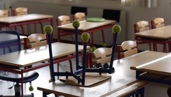Klasselokale uden elever