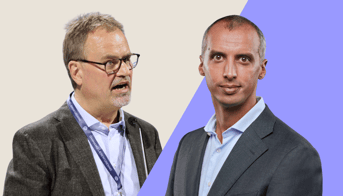 Danmarks Lærerforenings formand Gordon Ørskov Madsen og børne- og undervisningsminister Mattias Tesfaye (S).