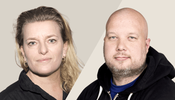 Morten Korsbakke og Trine Hemmer