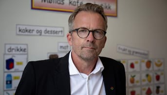 Portræt af formand for Norges lærerforbund Geir Røsvoll