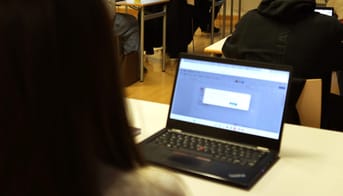 Bærbar computer til terminsprøve