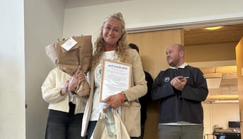 Praktiklærer Michelle Fruensgaard er blevet kåret som årets praktiklærer