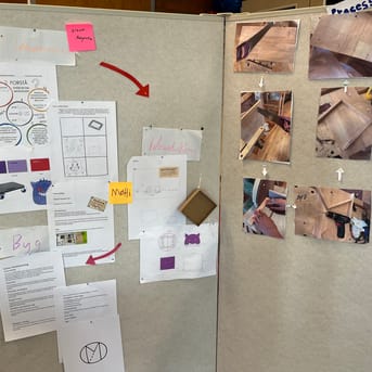 Dokumentation fra prøve i håndværk og design