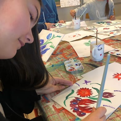 ukrainsk pige - modtageklasse - Møn Skole