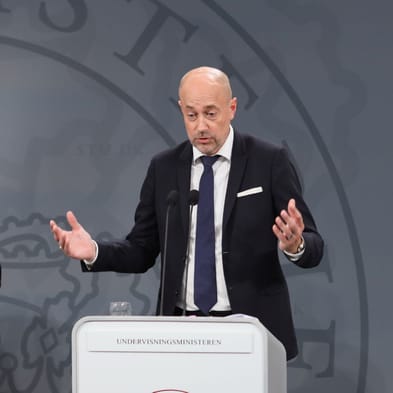 Magnus Heunicke på pisa-pressemøde