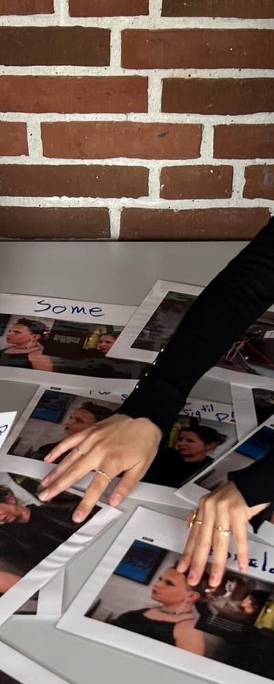 Astrid og Emilie efter caseprøven