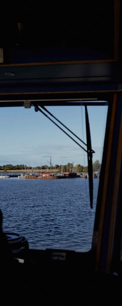 Billede fra færgen til Strynø