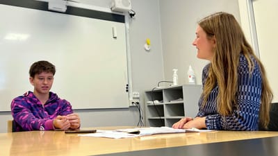 Elev og DSA-lærerstuderende Frida Nørkjær