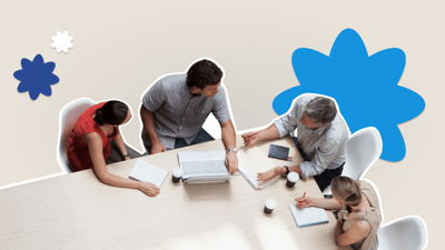 Lærere, som holder møde