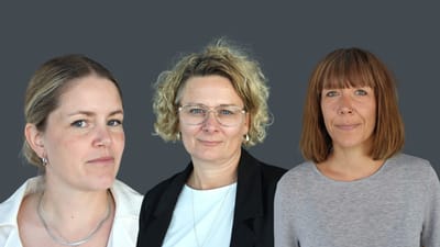Portrætbillede af Anne Hammer, Anne Lünell og Mia Lodberg