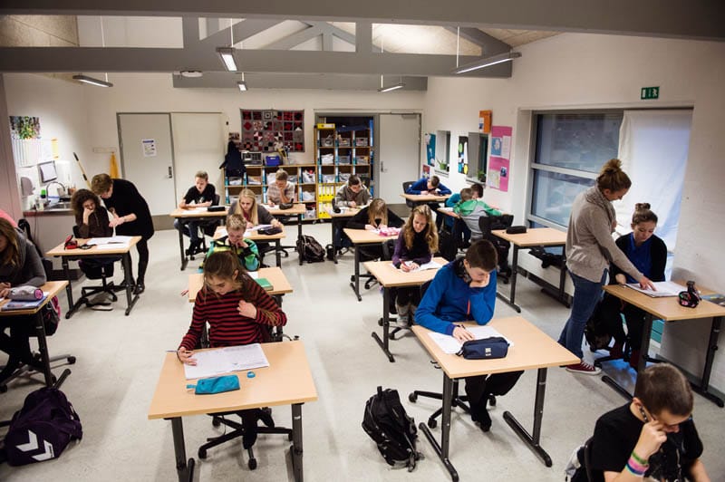 Tolærerordningen gav ro i klassen