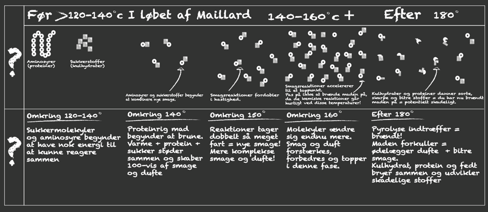 Model over Maillard-reaktioner